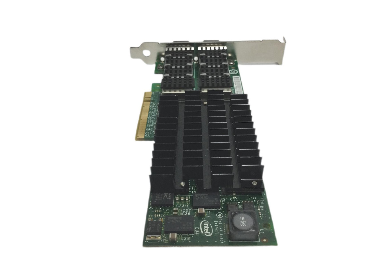 Intel Dual Port 10GB SFP+ Yottamark PCIe x8 NIC w/ 2x Optics