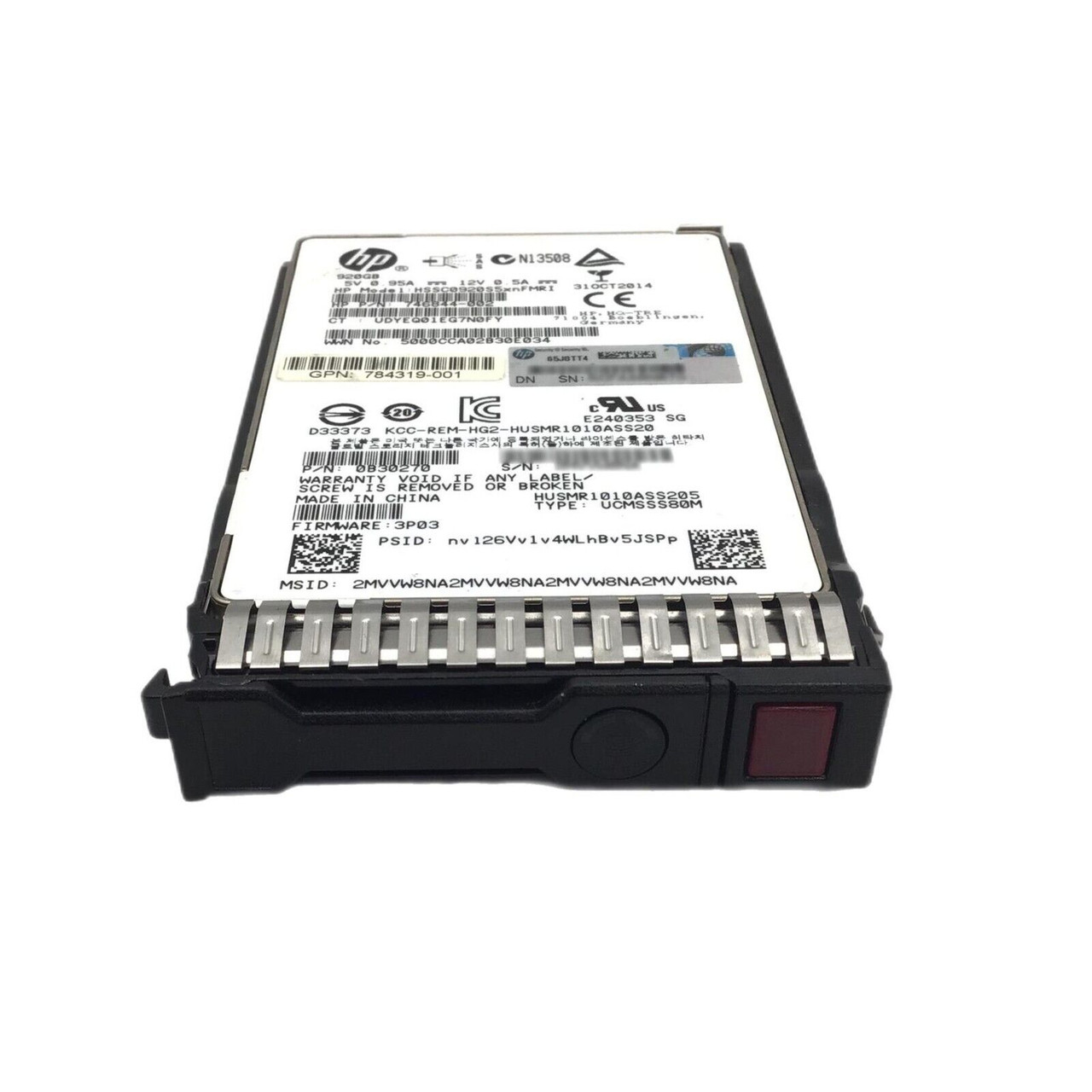 920GB SAS HSSC0920S5xnFMRI HP 2.5