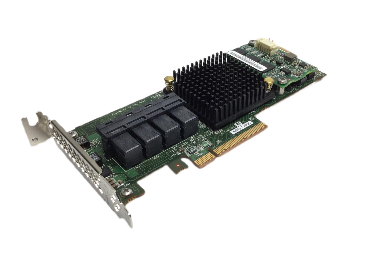 ASR 71605 SAS HBA AFM-700 BBU 16 orts 6GB Adaptec 1GB Cache with