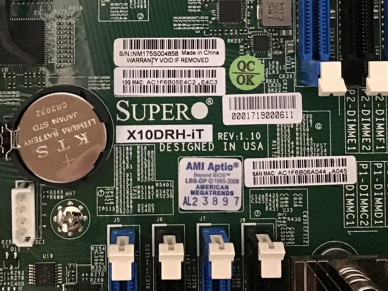 Pre-Built Supermicro Server 4U 36 Bay SAS3 X10DRH-iT Xeon 28 Core 128GB  SAS3 HBA