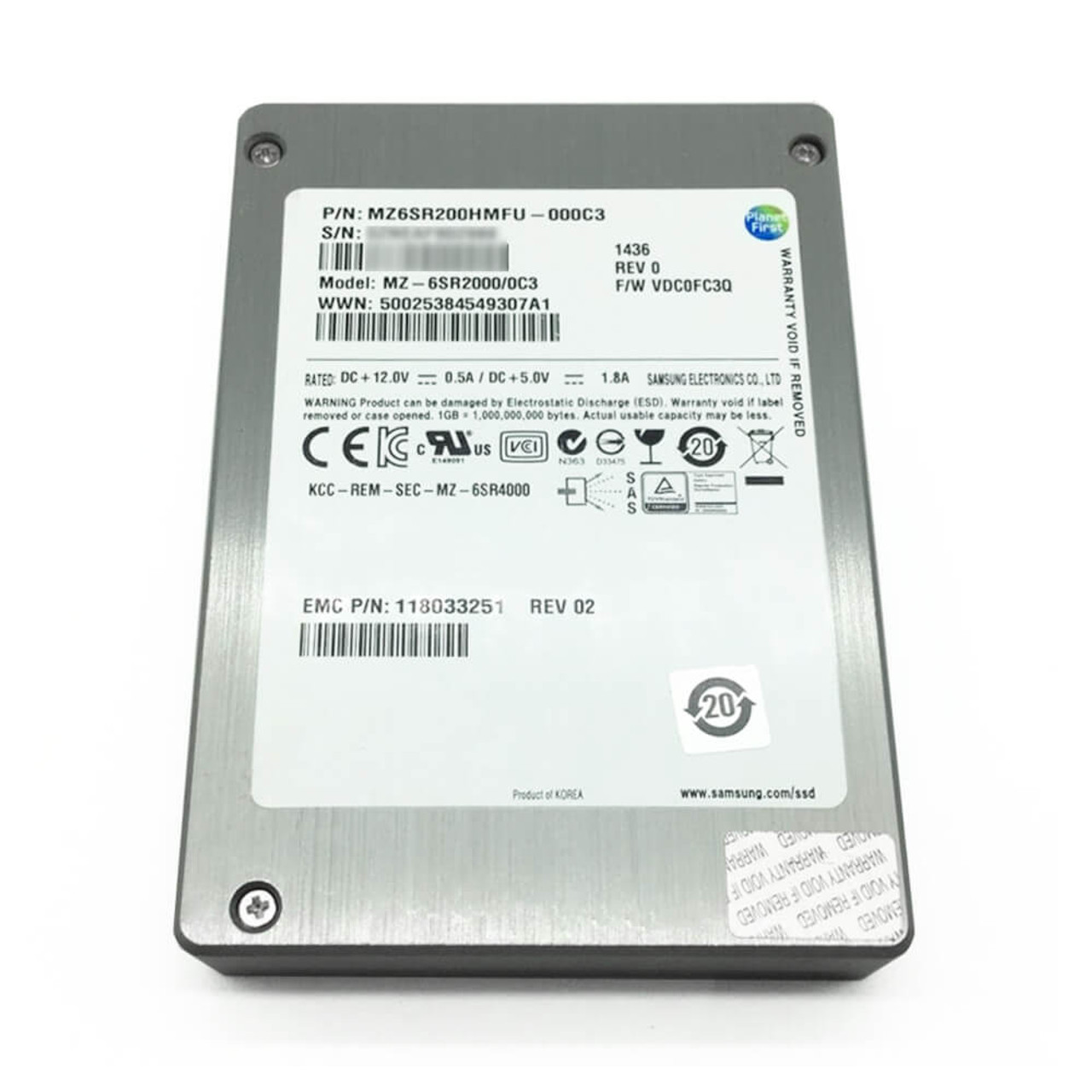 K6052770 Seagate 200GB SAS 2.5インチ SSD 1点【動作品】.