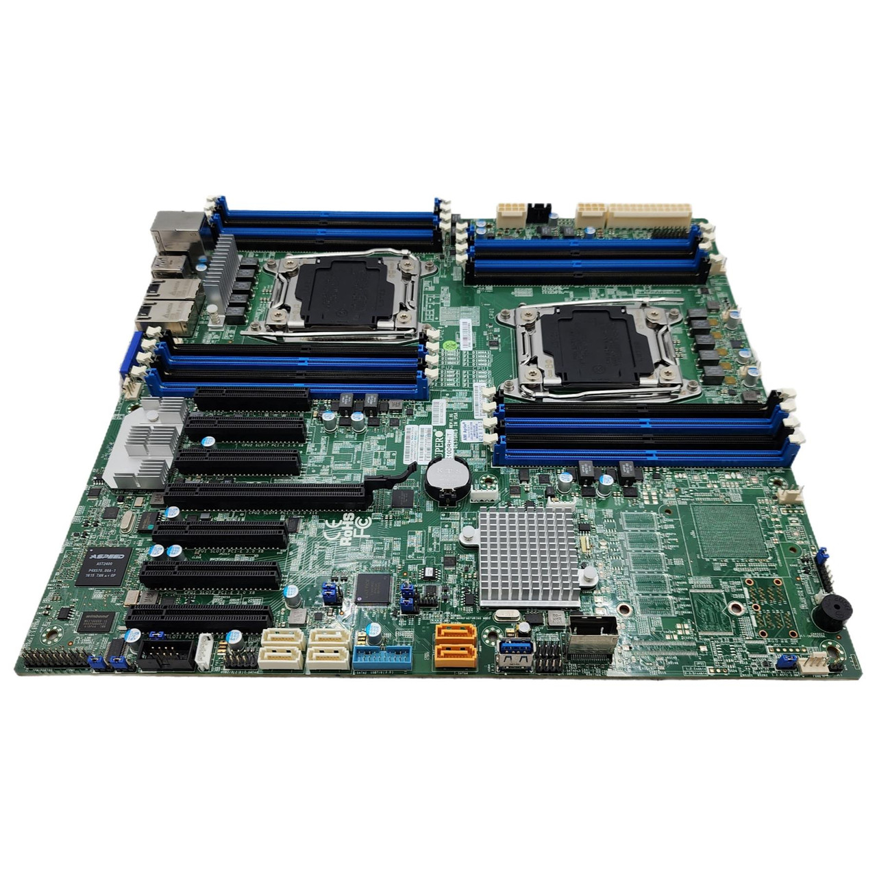 Supermicro ATX Mainboard X10DRU-i+ LGA 2011 Socket 2x Kühler SNK