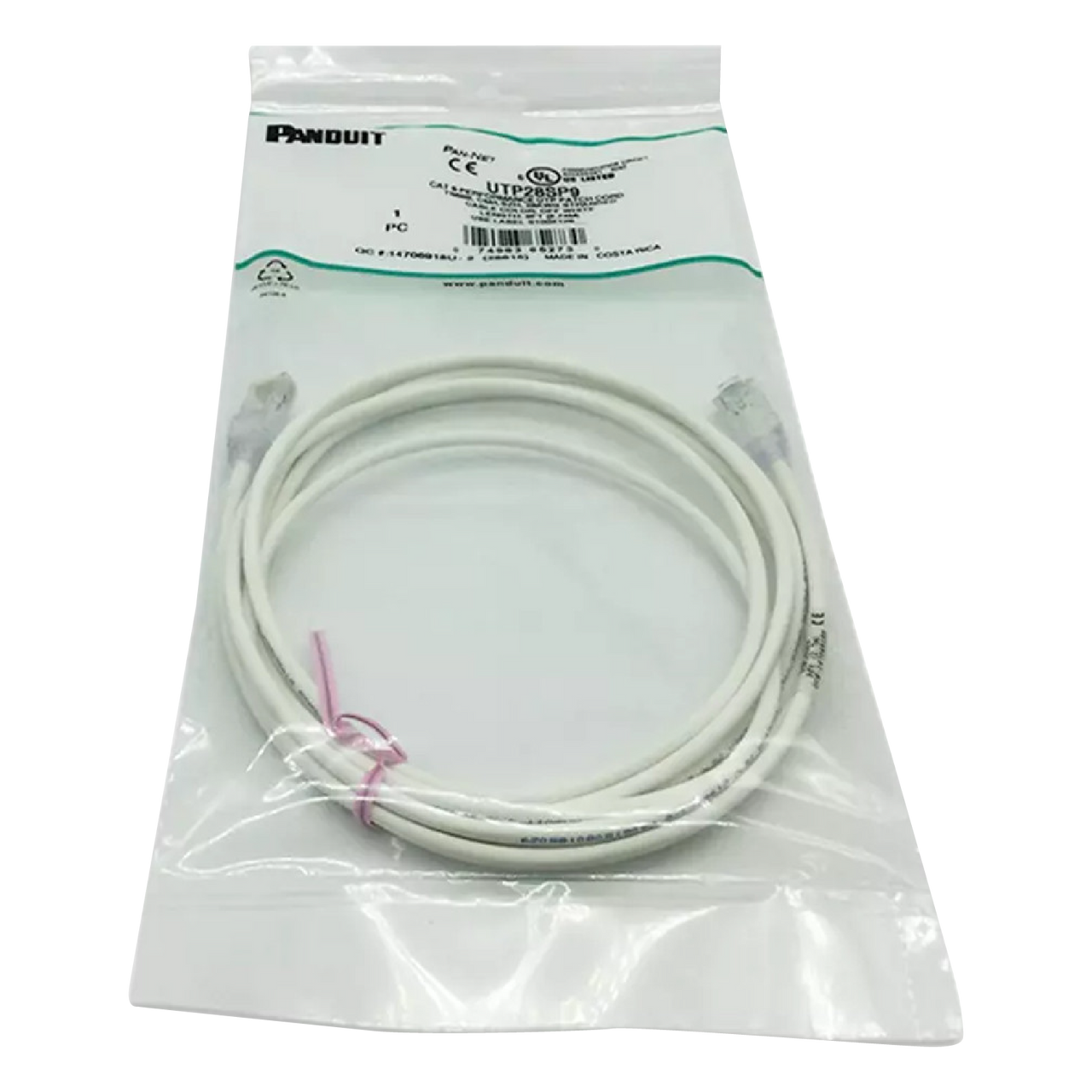 New 10 Pack Slim Panduit Cat6 9ft Network Patch Cable / Cord RJ45