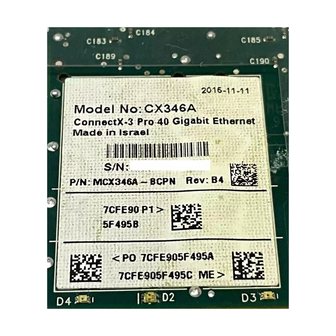 Mellanox CX346A ConnectX-3 Pro 40GbE QSFP+ PCIe x8 OCP