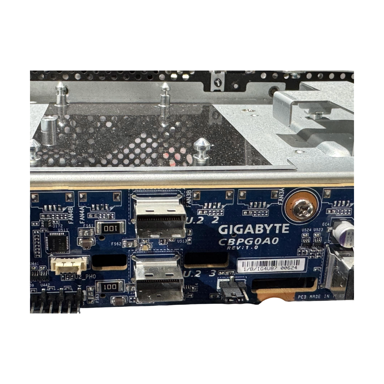 Gigabyte G481-S80 4U 8x NVIDIA V100 16GB SXM2 GPU Server 2x Gold 5220R