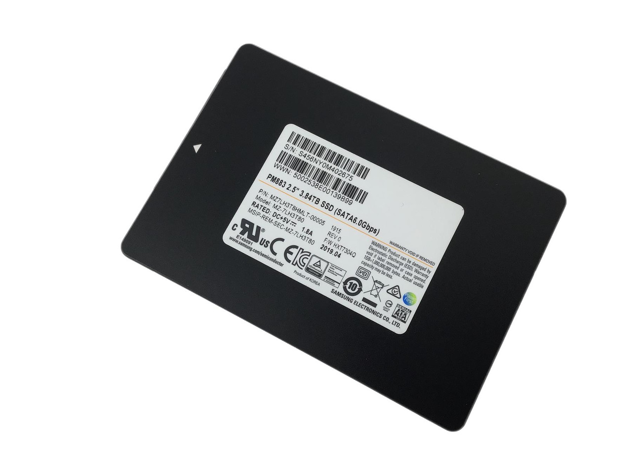 3.84TB SATA SSD Samsung 2.5