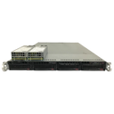 Supermicro 1U Server with 4 2.5" Front Drive Bays and 2 power supplies.