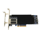 ISA-4000-25-2-2 25GbE SFP28 PCIe x8 High & Low Profile Top photo