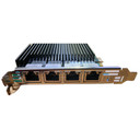 PCIe x8 High Profile Bracket RJ45 Quad Port Silicom Side photo