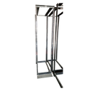 The image shows a close-up, vertically oriented photograph of industrial server equipment