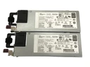 Pair of HPE 500W 80 Plus Platinum hot-plug server power supplies