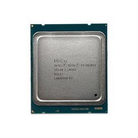 Front view of Intel Xeon E5-2620V2 CPU