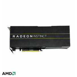 Front view of AMD Radeon Instinct MI25 GPU