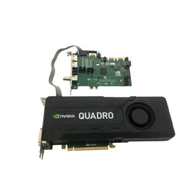 Top view of Nvidia Quadro K5000 4GB GPU