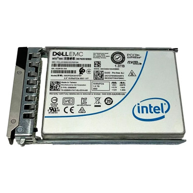 Front View of Dell 008MW 1TB NVMe drive