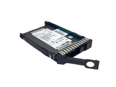 Left side view of HP 831446-002 480GB SATA SSD 2.5" drive