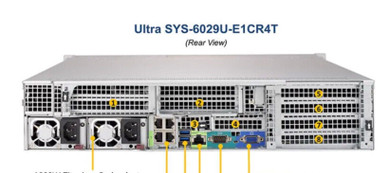 2U supermicro rack server  12 Bays 4 NVMe High-Speed Storage