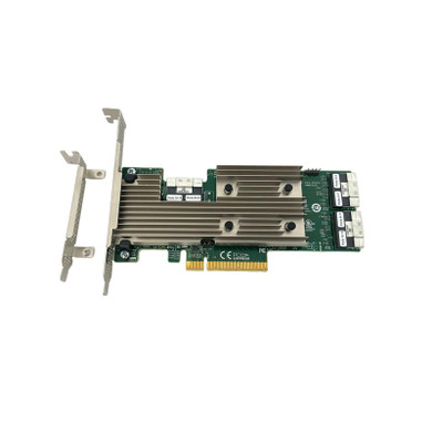 Front view of Broadcom 9306-24i 24 Port 12Gbps HBA Controller