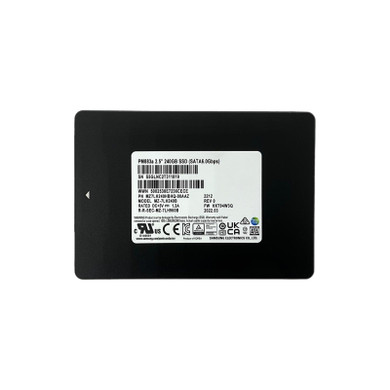 Front view of Samsung PM883a 240G SATA 2.5" HDD SSD Drive