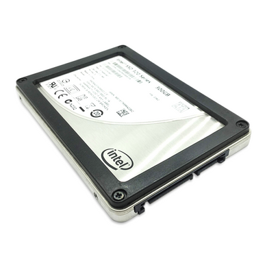 Left side view of SSDSA2CW300G3 Intel drive