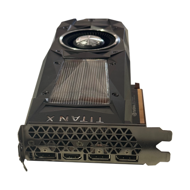 Front down view of Nvidia GTX Titan Xp Graphics Card