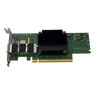 Front view of Mellanox MCX653105A-ECAT Network Adapter