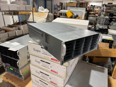 Supermicro 45 Bay JBOD Expansion Server Shelf 847E16-RJBOD1 Chassis 2x PSU