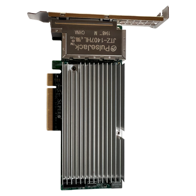 Portrait view of Supermicro AOC-STG-I4T NIC