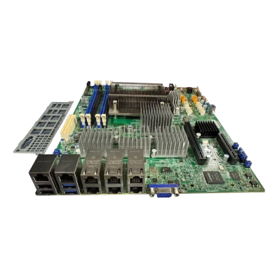 Supermicro X10SLH-N6-ST031 Mobo w/E3-1241 V3 CPU 32GB DDR3 Heatsink & I/O Shield