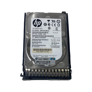 HP 614829-003 1TB SATA 2.5 6Gbps 7.2K RPM for HP DL360 DL380 G9