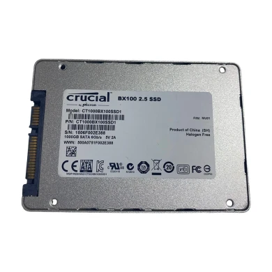 1TB SATA SSD Crucial 2.5" BX100 Solid State Drive 6Gbps