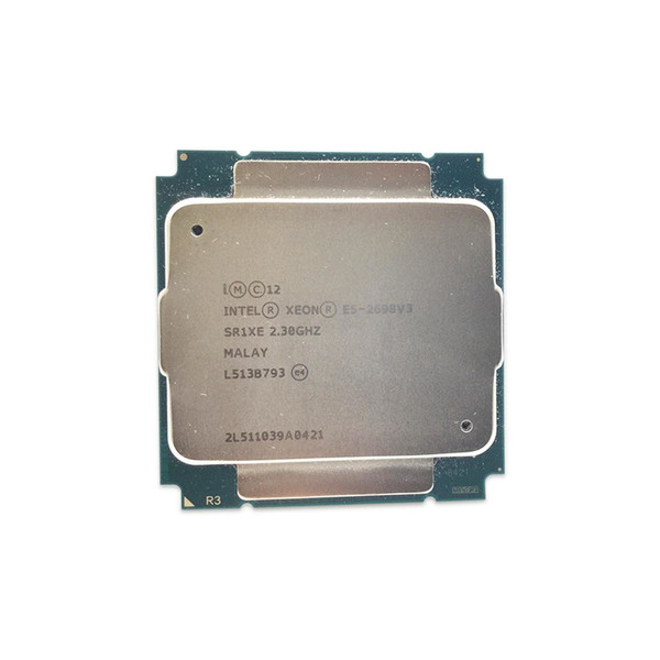 Front view of Intel Xeon E5-2698V3 CPU