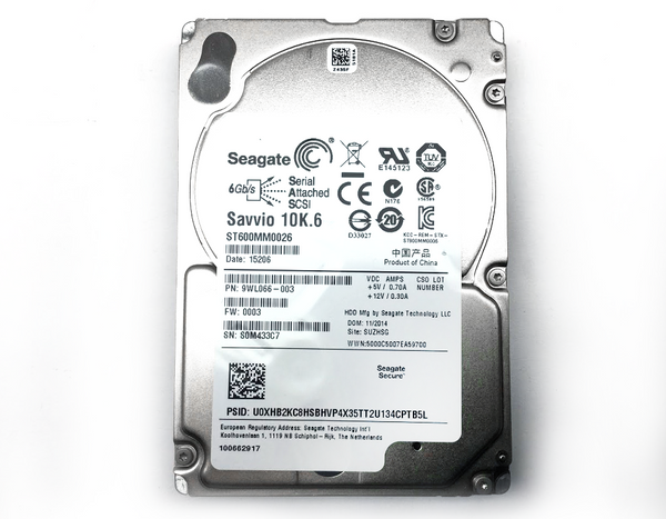 Seagate 600GB 2.5in sas drive 10,000 RPM Seagate 600GB 2.5in sas drive 10,000 RPM