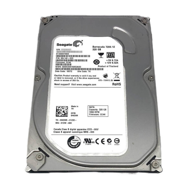 front view of Dell 320GB SATA front view of Dell 320GB SATA