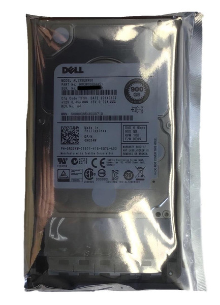 front view of Dell 900GB SAS