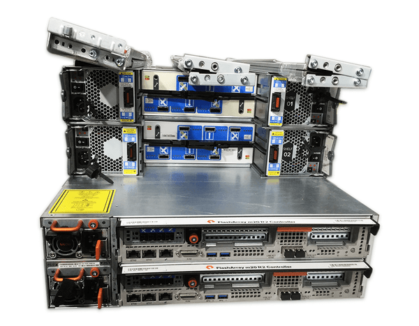 Back view of Pure Storage FlashArray FA //M20 R2