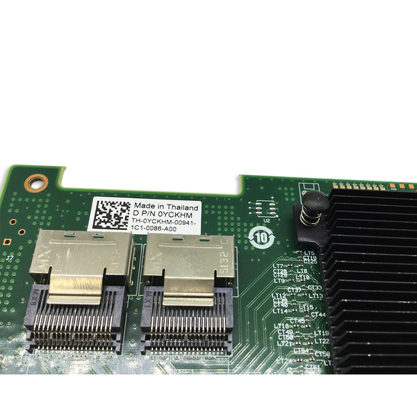 Front view of LSI 9210-8i RAID Controller Card
