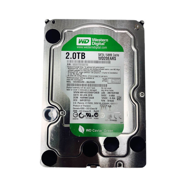 front view of 2TB SATA front view of 2TB SATA