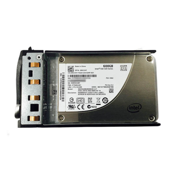 Front view of Dell SSDSA2BW600G3D 600GB SATA SSD