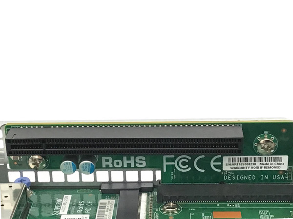 Supermicro 2U rear view.