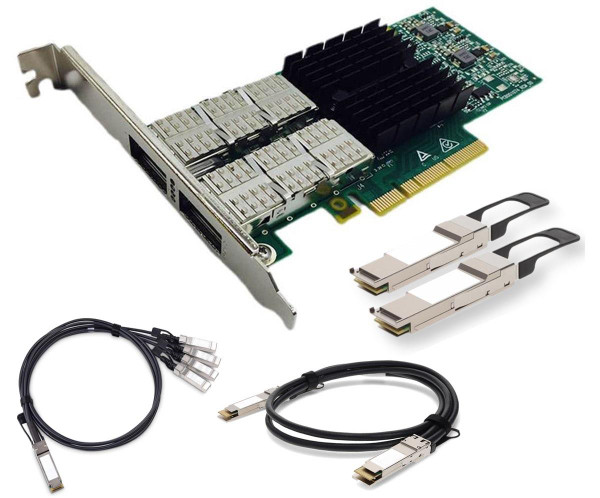 Mellanox ConnectX-3 Pro EN Dual Port 40GbE QSFP+ PCIe Ethernet Adapter High Low