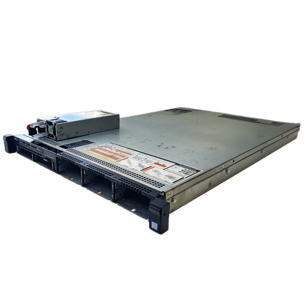 refurbished dell poweredge server R630 with 1 power supply side view. refurbished dell poweredge server R630 with 1 power supply side view.