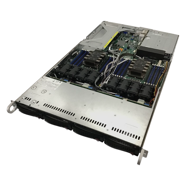 supermicro server 1u  SYS-6019U-TN4R4T server side view
