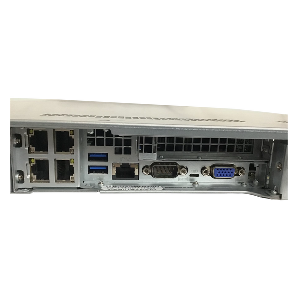 Back view of Supermicro 1U.