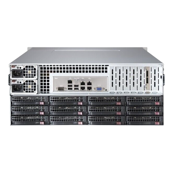 image of server front view