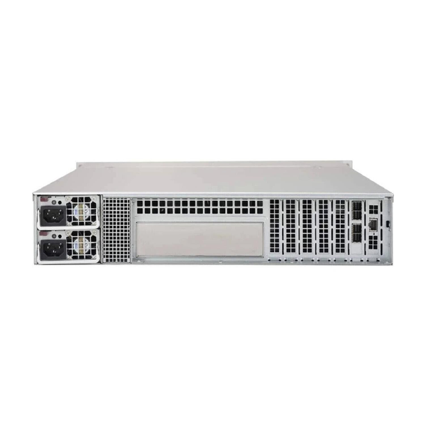 image of server back view