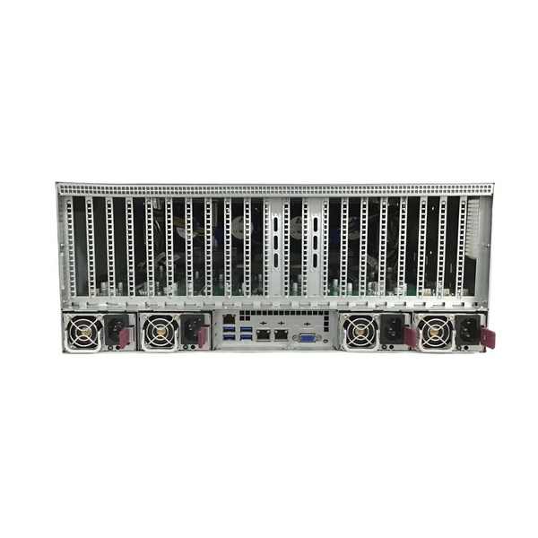 image of AI Double-Width GPU Server 4028GR-TRT back view