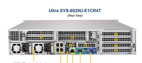 2U supermicro rack server  12 Bays 4 NVMe High-Speed Storage