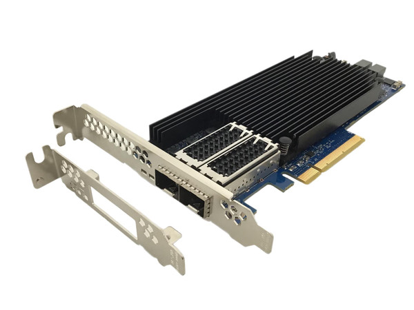 PCIe 3.0 x8 Network Card 2 Ports Extended Berkeley Packet Filter Side photo