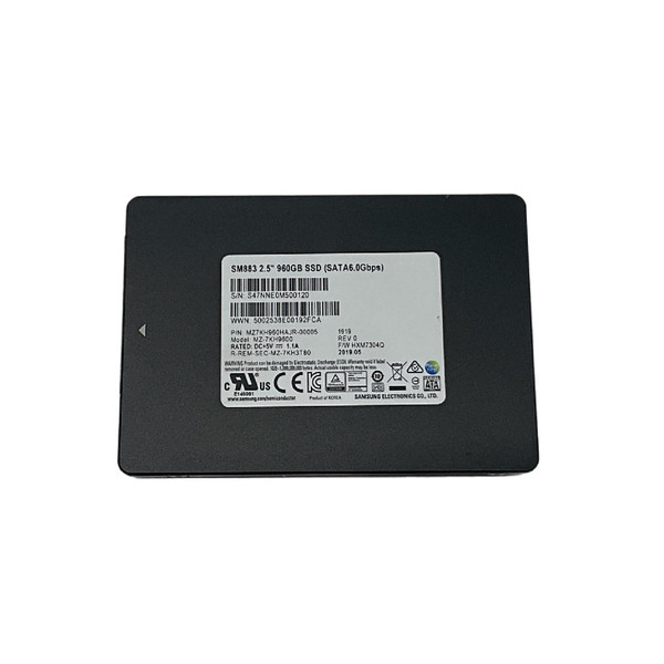 SAMSUNG 2.5in 960GB SSD SATA 6.0Gbp/s SM883 SAMSUNG 2.5in 960GB SSD SATA 6.0Gbp/s SM883